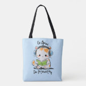 引っ込んでたい猫 トートバッグ (裏面)
