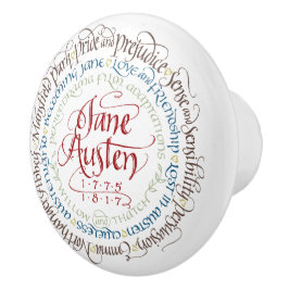 引出し/キャビネットのノブ-ジェーンAustenの時代劇 セラミックノブ