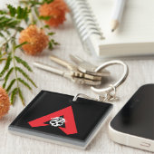 引出線アイコン頂点を強制終了 キーホルダー (正面右)