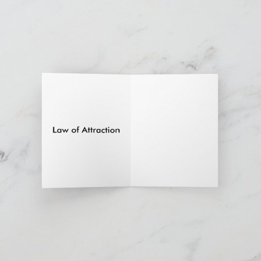 引力の法則 カード (内部)