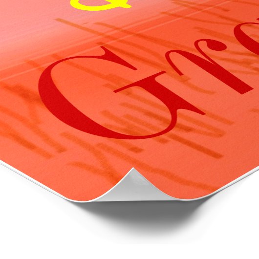 引力の法則 ポスター (角)