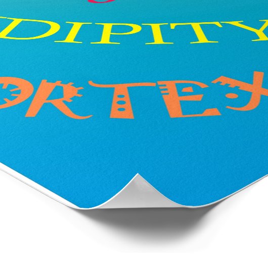 引力の法則 ポスター (角)