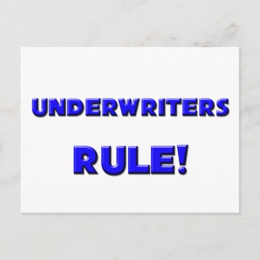 引受人のルール！ ポストカード (正面)