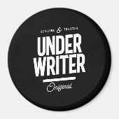 引受人の役職のギフト マグネット (正面)