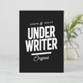 引受人の役職のギフト 招待状 (スタンド正面)