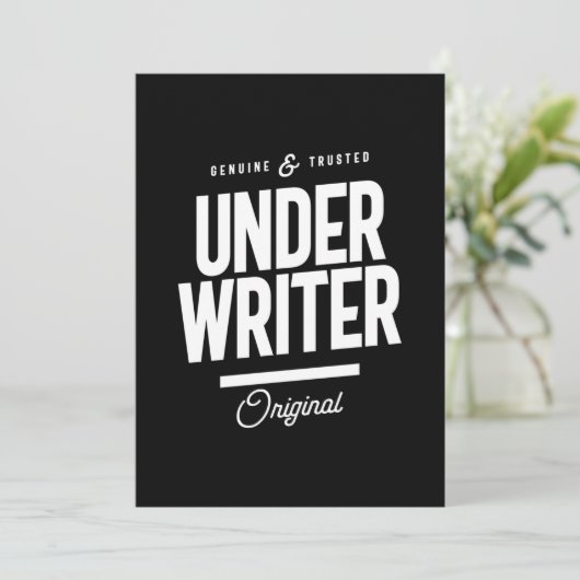 引受人の役職のギフト 招待状 (スタンド正面)