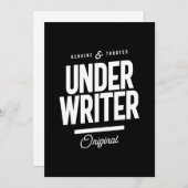 引受人の役職のギフト 招待状 (正面/裏面)