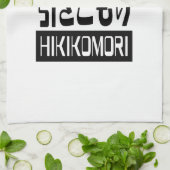 引子森引きこもりリク日本のラス キッチンタオル (折り畳み)