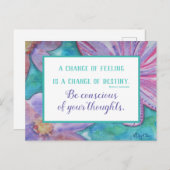 引感動的付はがきの引用文法 シーズンポストカード (正面/裏面)