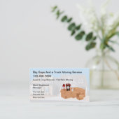 引最高の越し業務用名刺 名刺 (スタンド正面)