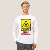 引火性物質 - 簡単に発火 トライブレンドＴシャツ (正面全体)