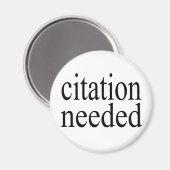 引用が必要 マグネット (正面/裏面)