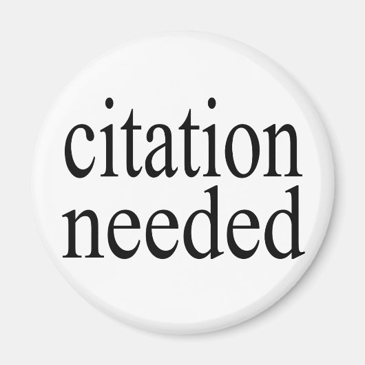 引用が必要 マグネット (正面)