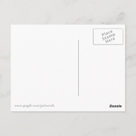 引用はがき – Art and Soul ポストカード (裏面)