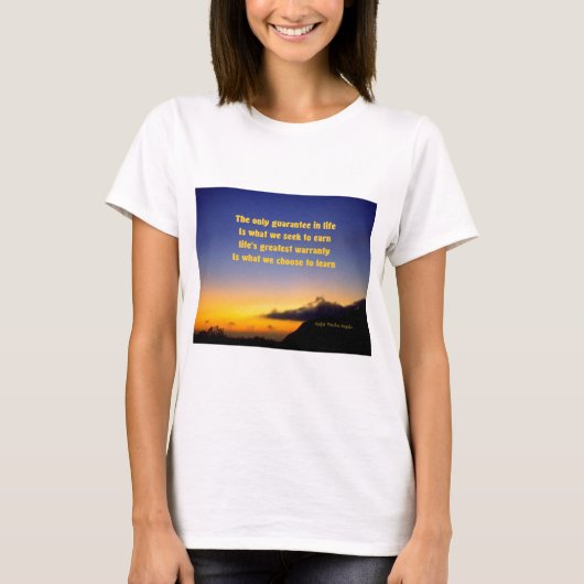 引用やる気を起こさせる Tシャツ (正面)