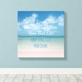 引用パーソナライズされた キャンバスプリント (インサイチュ (ウッドフロア))