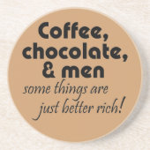 引用文おもしろいのユニーク誕生日ギフトジョーク コースター (正面)