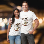 引用文おもしろいはコーヒーでいい日だユニセックス Tシャツ