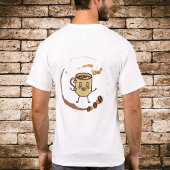 引用文おもしろいはコーヒーでいい日だユニセックス Tシャツ