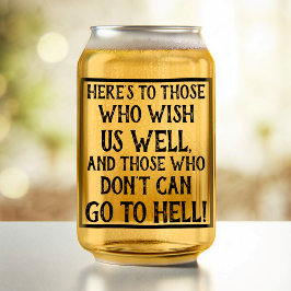 引用文おもしろいは我々を良く願う人々へ ガラス缶