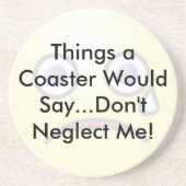 引用文おもしろいは私のコースターを無視しない コースター (正面)