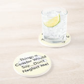 引用文おもしろいは私のコースターを無視しない コースター (側面)