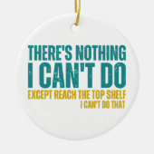 引用文おもしろいは私はreac以外にできない何もない セラミックオーナメント (正面)