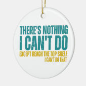 引用文おもしろいは私はreac以外にできない何もない セラミックオーナメント (左)