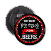 引用文おもしろいは赤いビールの威厳を犠牲にする 栓抜き (正面)