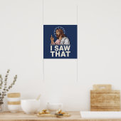 引用文おもしろいイエスミーム私はそのクリスチャンのポスターを見た ポスター (キッチン)