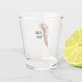 引用文おもしろいイエスミーム私はそのクリスチャンを見た ショットグラス (裏面)