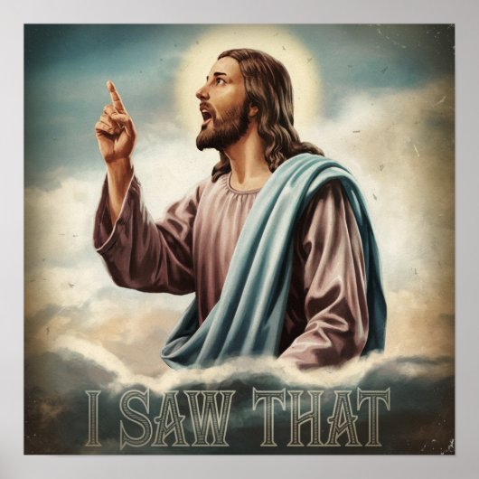 引用文おもしろいイエスミーム私はそのクリスチャンを見た ポスター (正面)