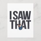 引用文おもしろいイエスミーム私はそのクリスチャンを見た ポストカード (正面)