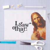 引用文おもしろいイエスミーム私はそのクリスチャンを見た 薄葉紙 (クラフト)