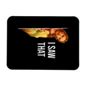 引用文おもしろいイエスミーム私はそのクリスチャン神を見た マグネット (横)