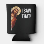 引用文おもしろいイエスミーム私はそのクリスチャンTシェールを見た 缶クーラー (裏面)