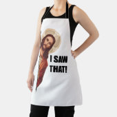 引用文おもしろいイエスミーム、私はイエスを見た エプロン (インサイチュ)