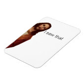 引用文おもしろいイエスミーム、私はイエスを見た マグネット (左側)