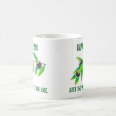 引用文おもしろいオリーブ君。お前のやり方だ。 コーヒーマグカップ (中央)