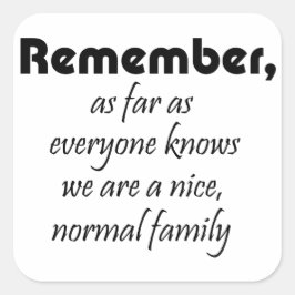 引用文おもしろいギフトユーモアことわざ スクエアシール