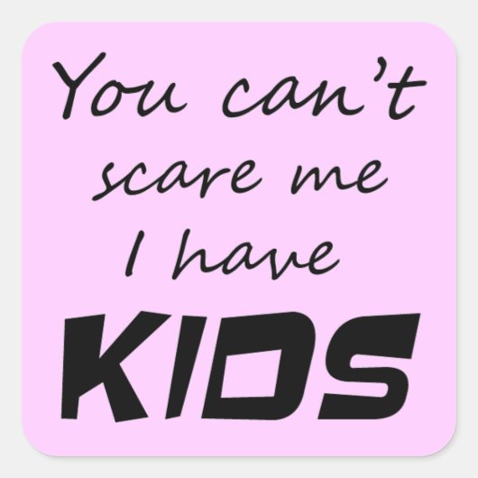 引用文おもしろいギフトユーモアのシール誕生日ギフト スクエアシール (正面)