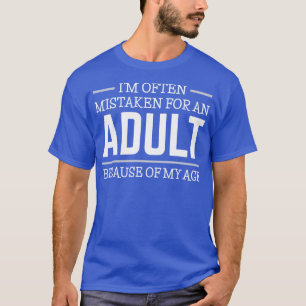 引用文おもしろいクルーネックのスウェットシャツ Tシャツ