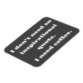 引用文おもしろいコ感動的ーヒー引用文不要 マグネット (左側)