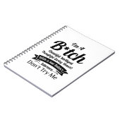 引用文おもしろいシャツ、皮肉tシャツ、皮肉シ ノートブック (左側)