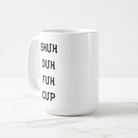 引用文おもしろいトレンディー同僚誕生日ことわざ コーヒーマグカップ (正面左)