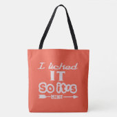 引用文おもしろいトートバッグ トートバッグ (正面)