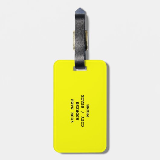 引用文おもしろいバッグ・スーツケース用ラゲージタグ ラゲッジタグ (裏面縦)