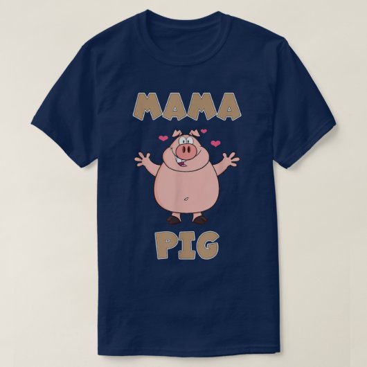 引用文おもしろいピグママピグ1961 Tシャツ (デザイン正面)