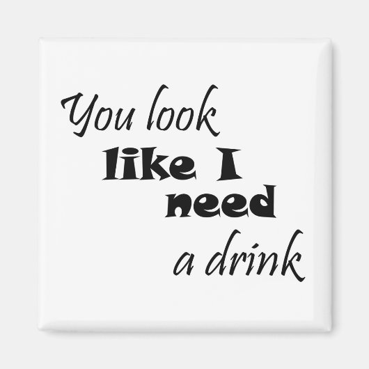 引用文おもしろいマグネットのギフトジョークのユーモアのバルク割引 マグネット (正面)