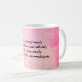 引用文おもしろいマグ コーヒーマグカップ (正面右)